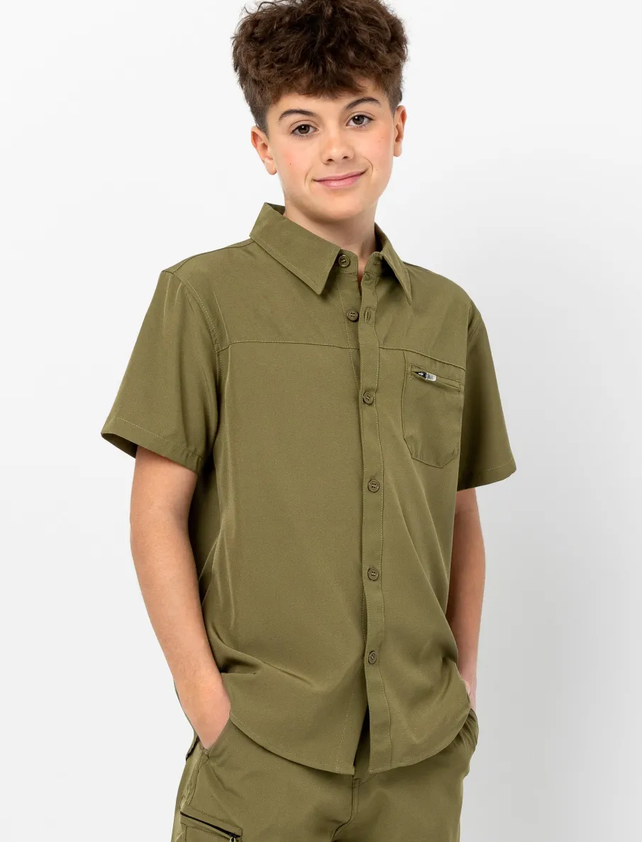 Short Sleeve Solid Shirt
