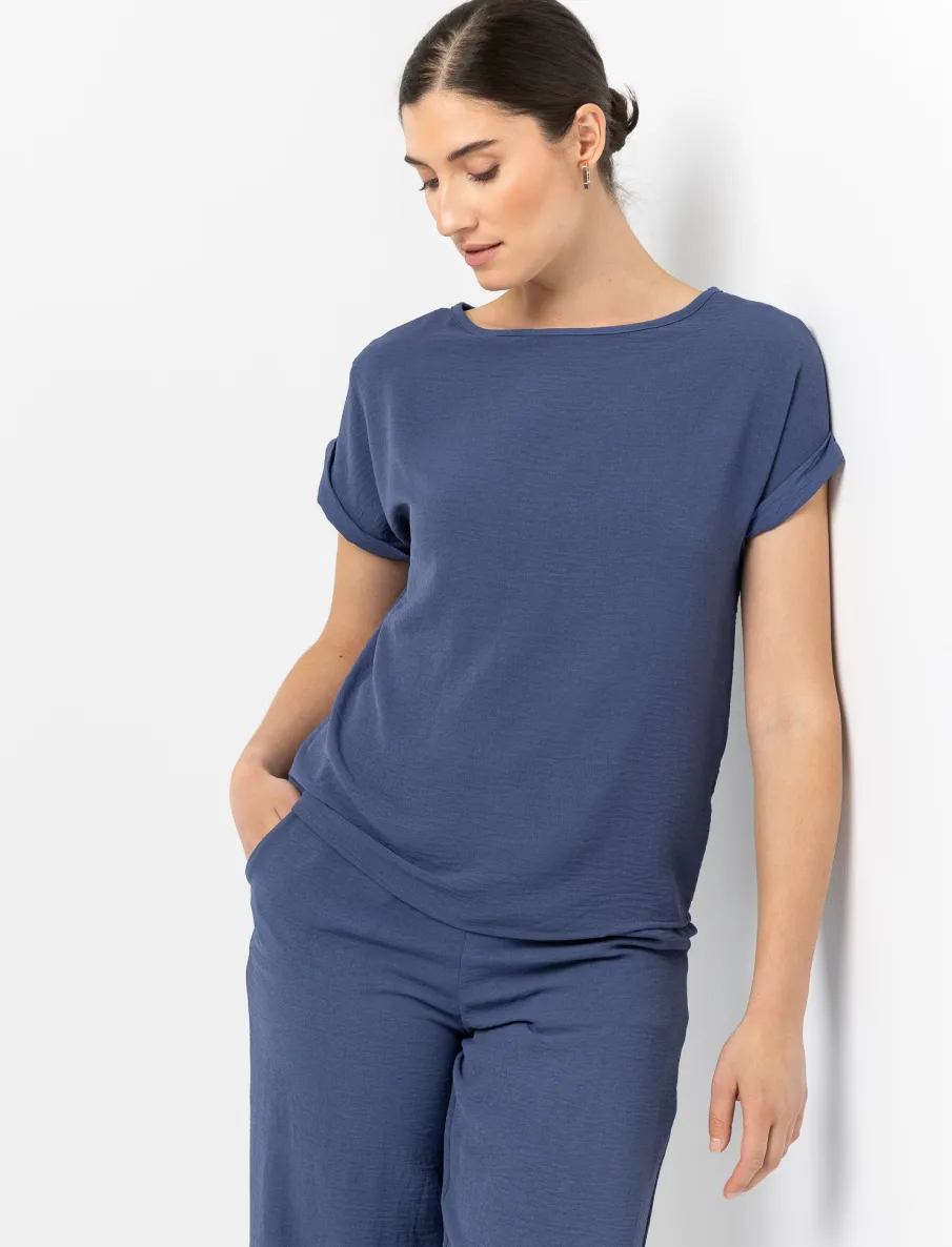 Short-Sleeve Blouse