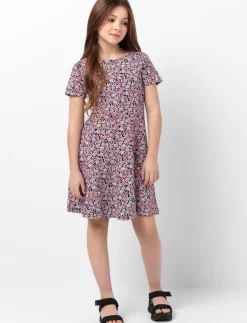 Short-Sleeve Dress - Teen Girls