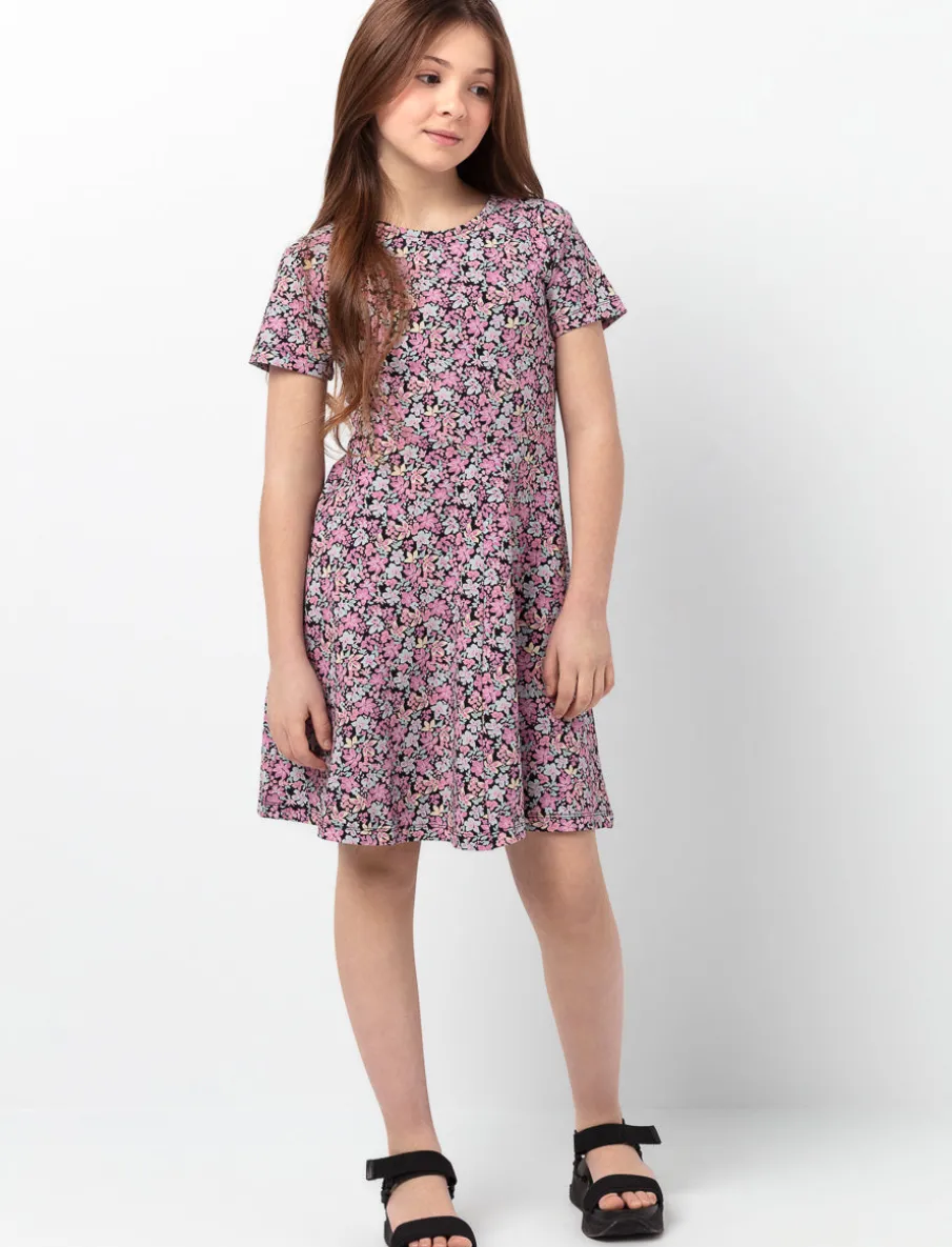 Short-Sleeve Dress - Teen Girls