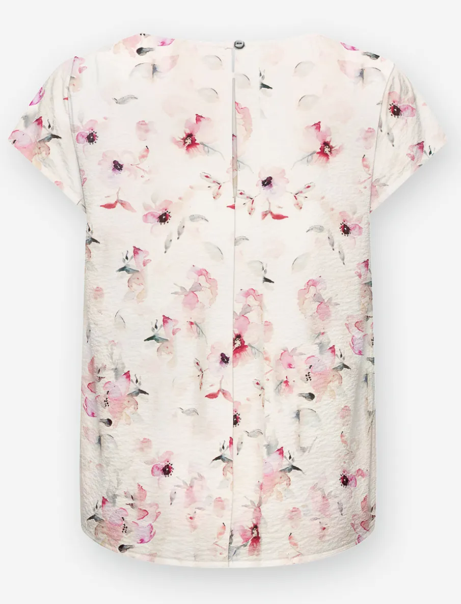 Short-sleeve Round-neckline T-shirt