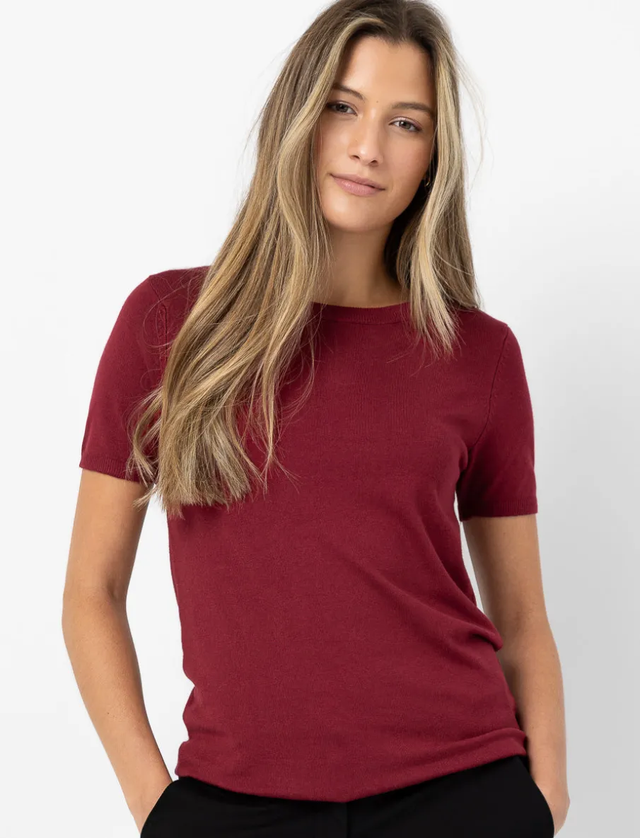 Short-sleeve Solid T-shirt