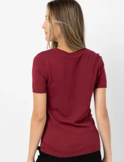 Short-sleeve Solid T-shirt