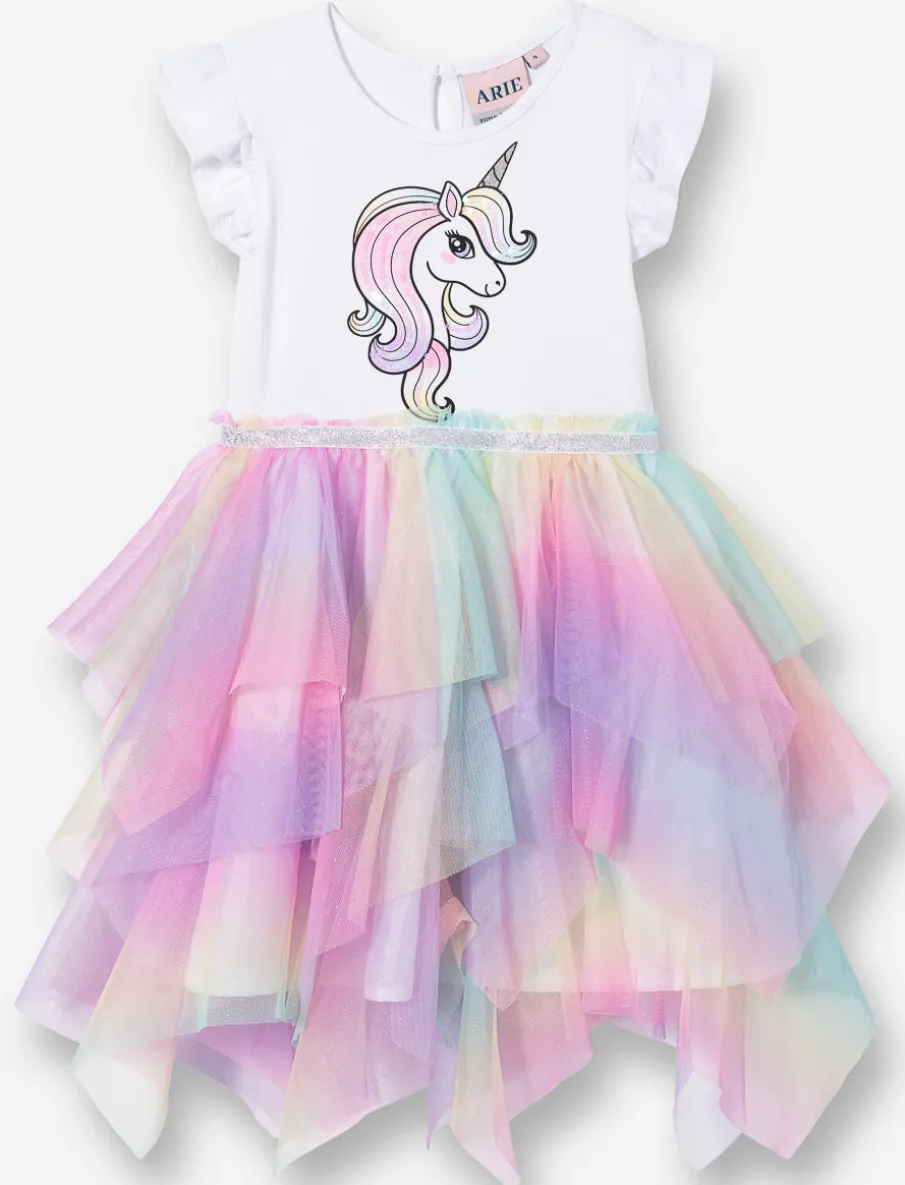 Short-Sleeve Tutu Dress