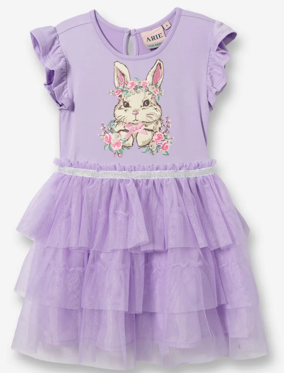 Short-Sleeve Tutu Dress