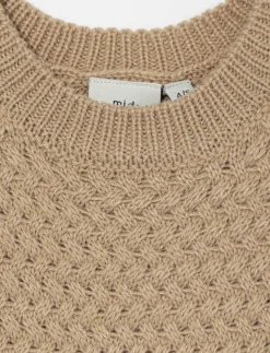 Side Button Knit Vest - Little Girl