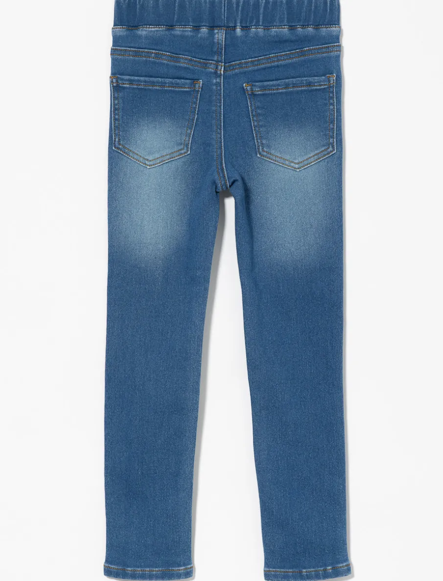 Skinny Pull-on Denim Pants