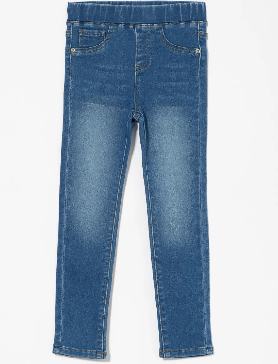 Skinny Pull-on Denim Pants