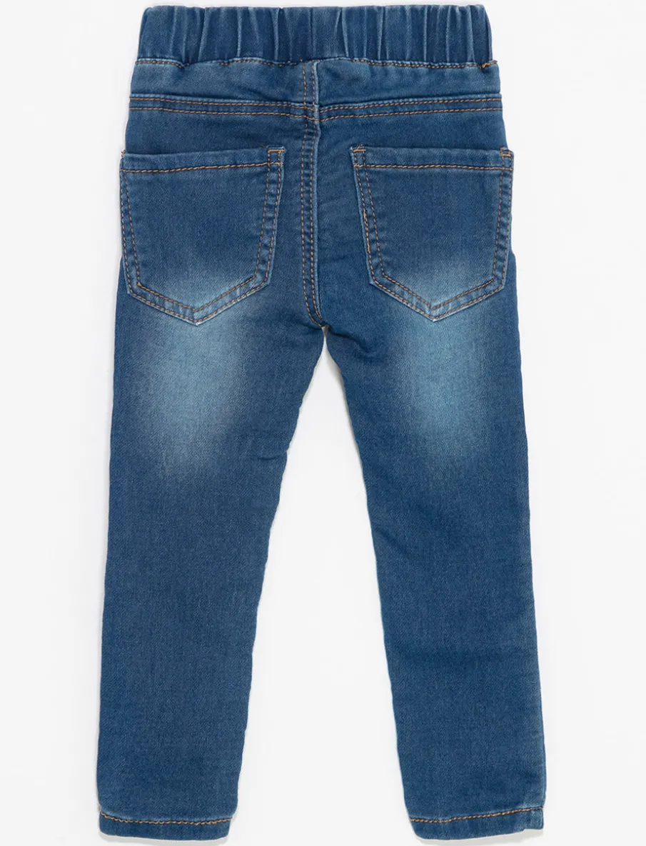 Skinny Pull-on Denim Pants