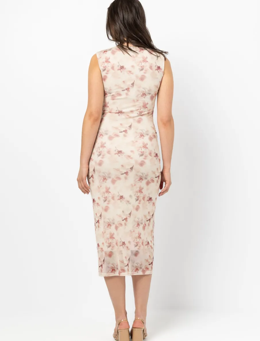 Sleeveless Bodycon Midi Dress