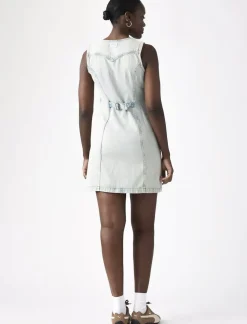 Sleeveless Denim Dress