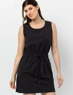 Sleeveless Dress with Elastic Waistband