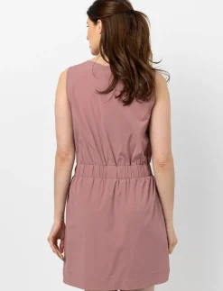 Sleeveless Dress with Elastic Waistband