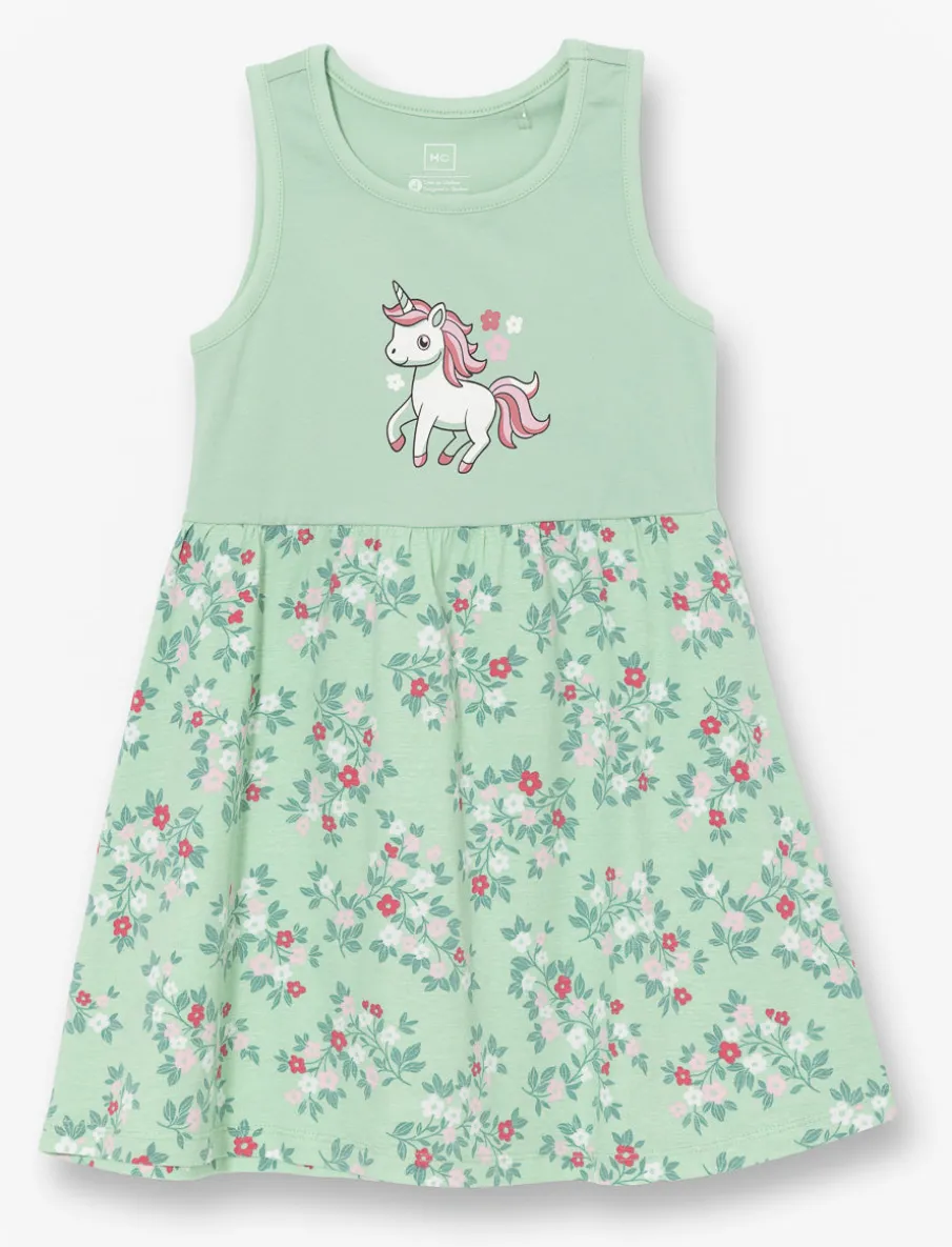 Sleeveless Fit and Flare Dress - Little Girl