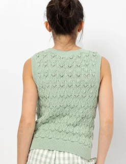 Sleeveless Knitted Top
