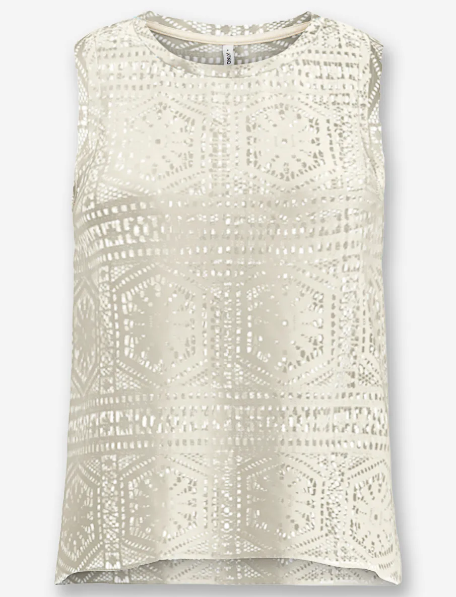 Sleeveless Lace Top