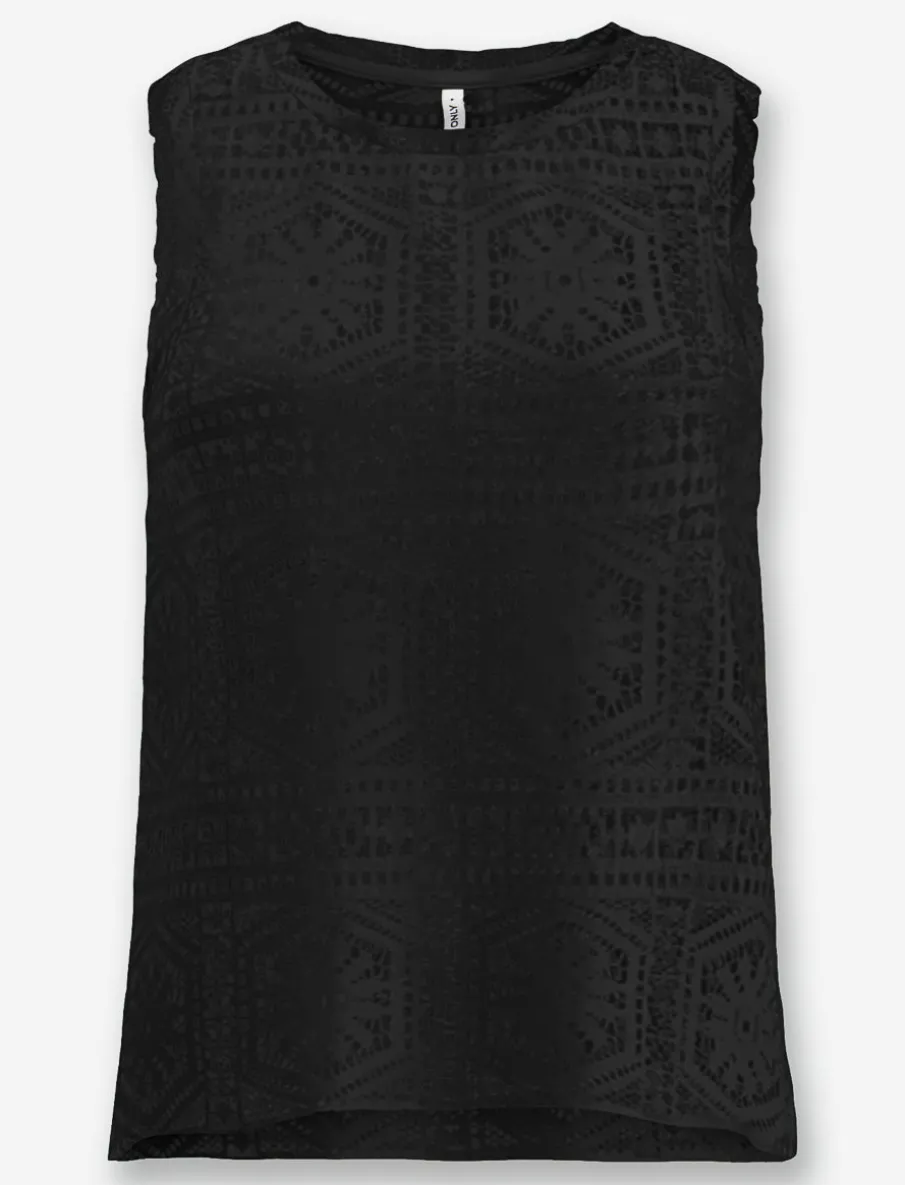 Sleeveless Lace Top