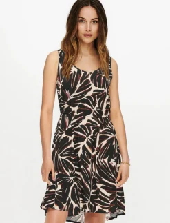 Sleeveless Printed Dress