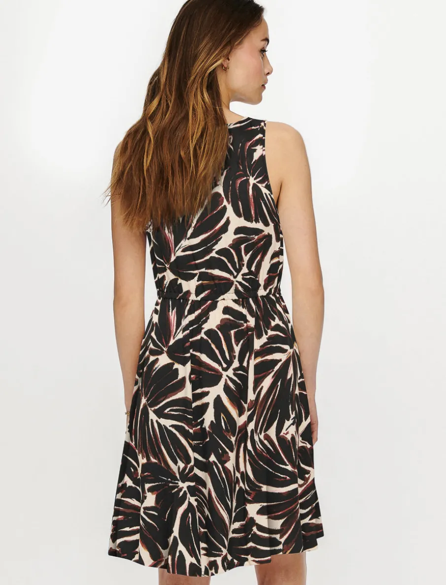 Sleeveless Printed Dress