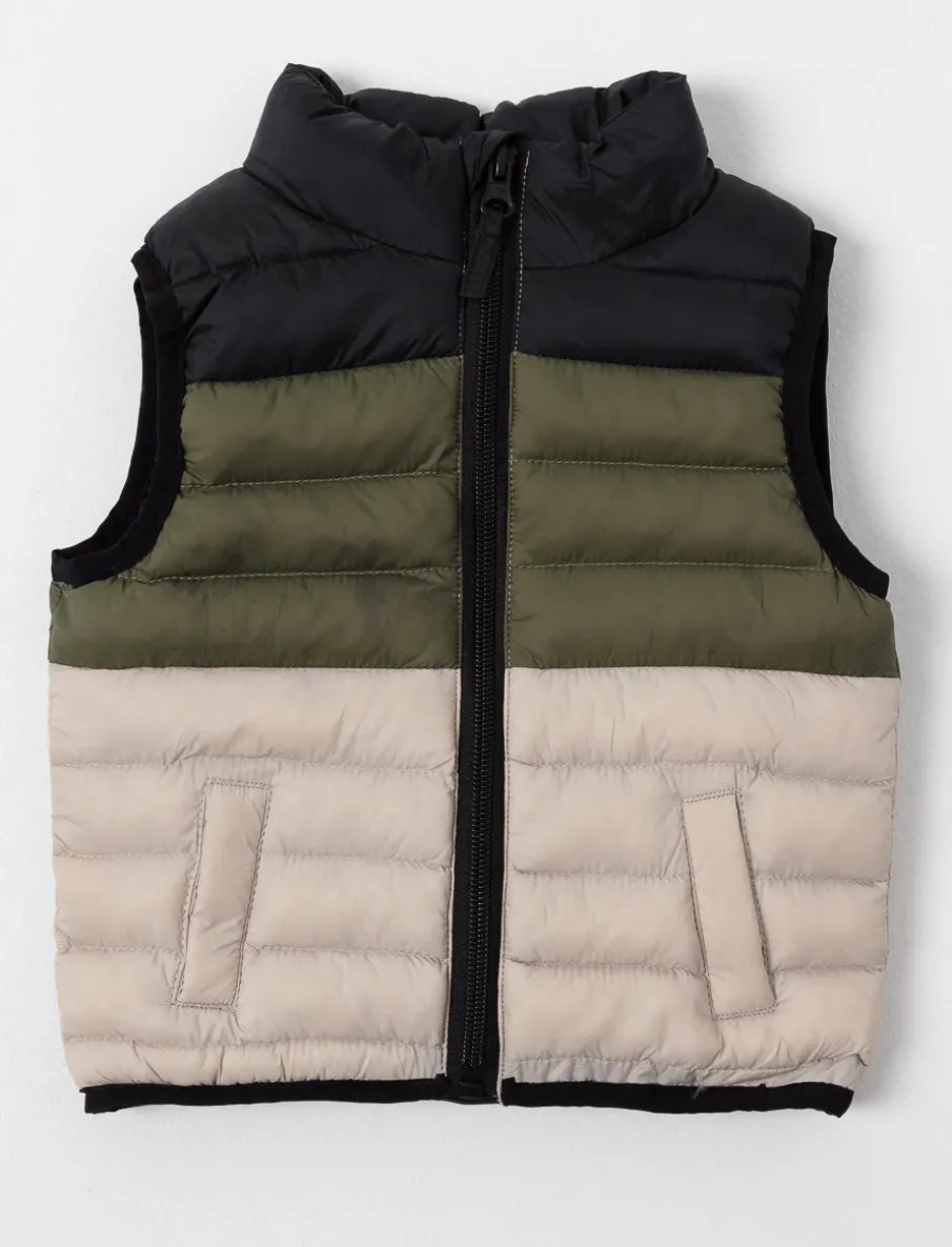 Sleeveless Quilted Jacket