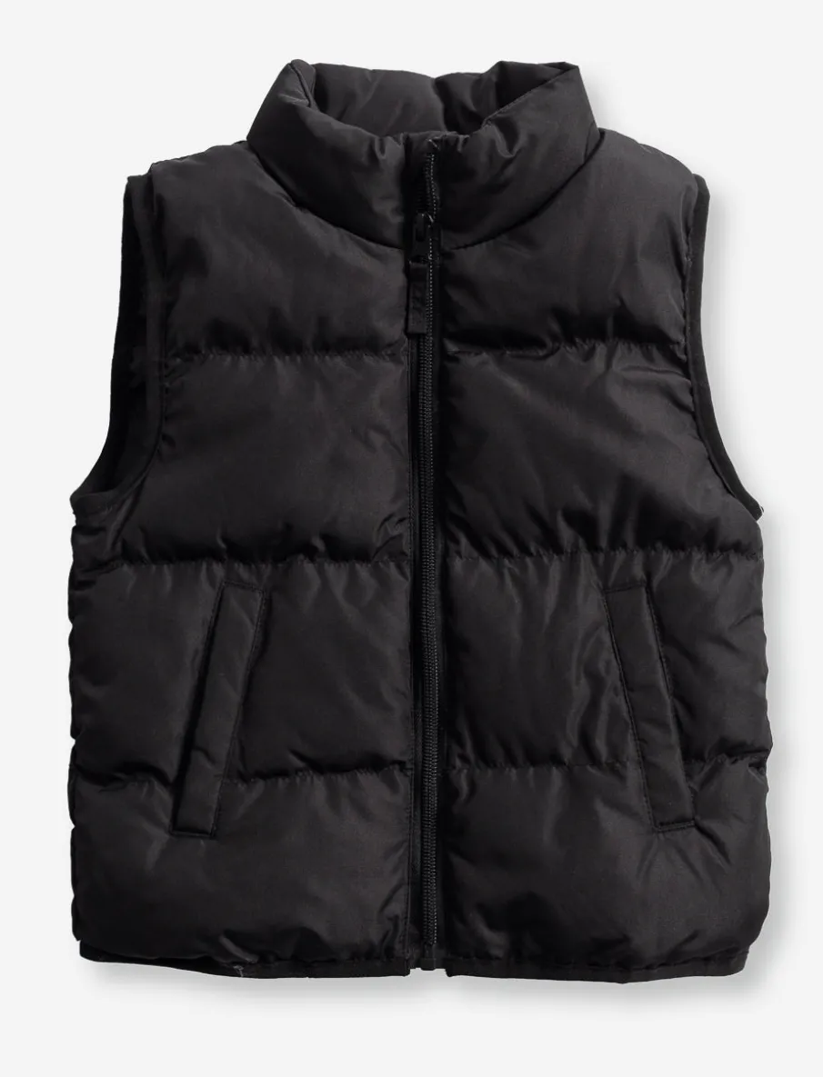 Sleeveless Quilted Vest - Little Girls