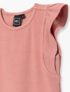 Sleeveless Ribbed T-shirt
