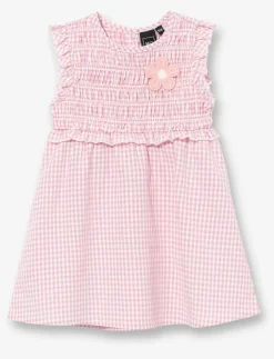 Sleeveless Round-Neck Dress - Baby Girl