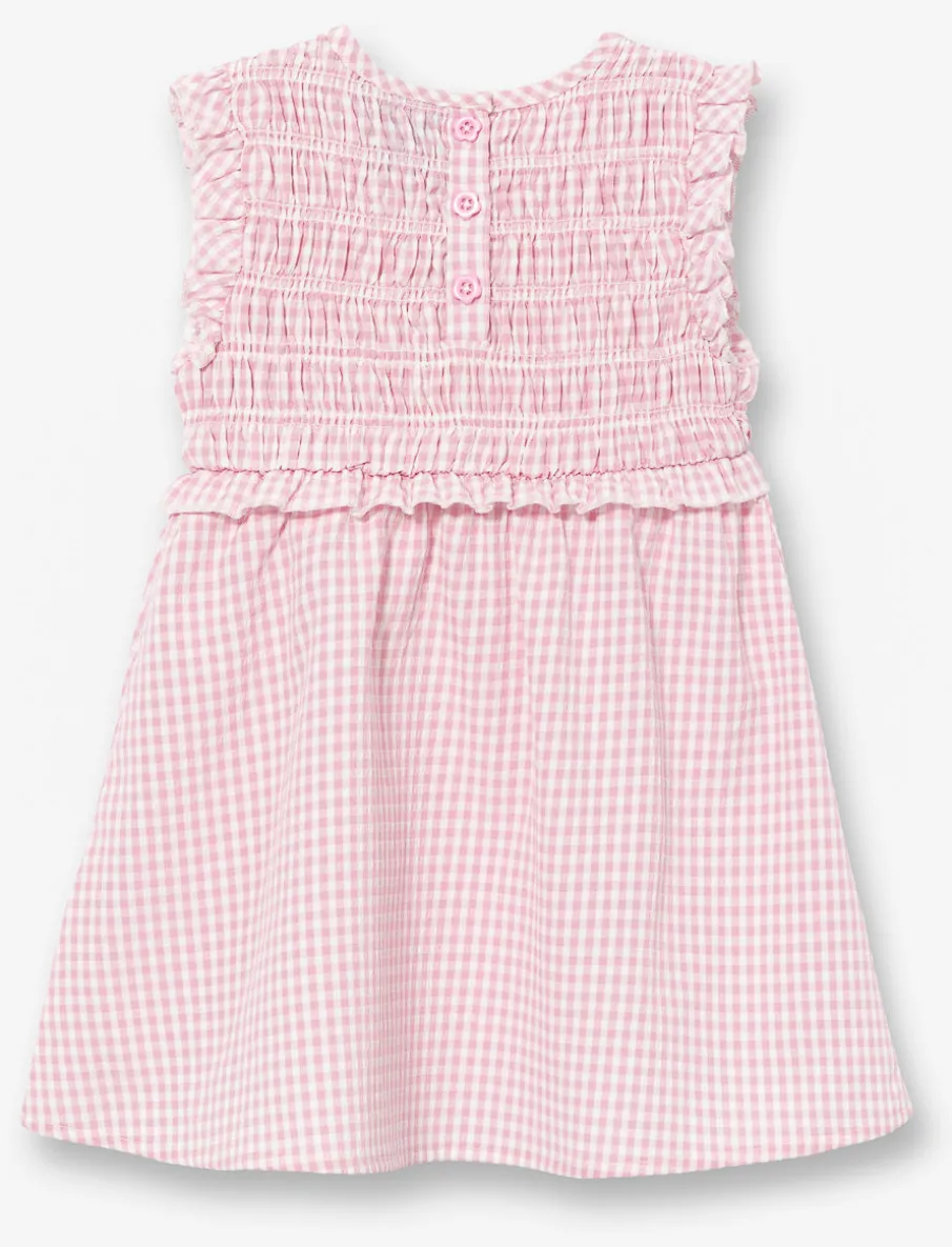 Sleeveless Round-Neck Dress - Baby Girl