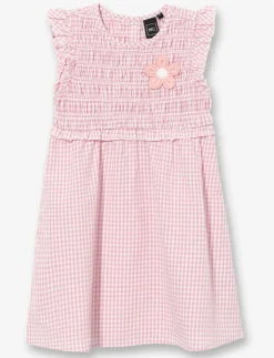 Sleeveless Round-Neck Dress - Little Girls