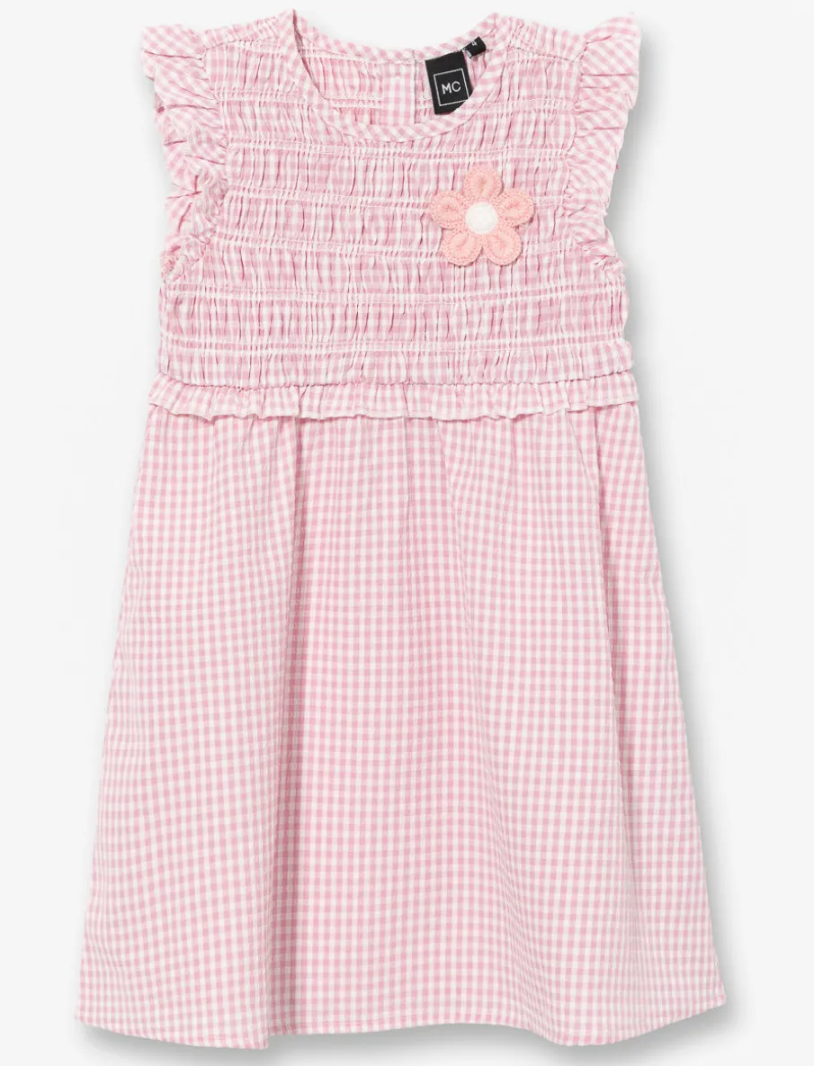 Sleeveless Round-Neck Dress - Little Girls