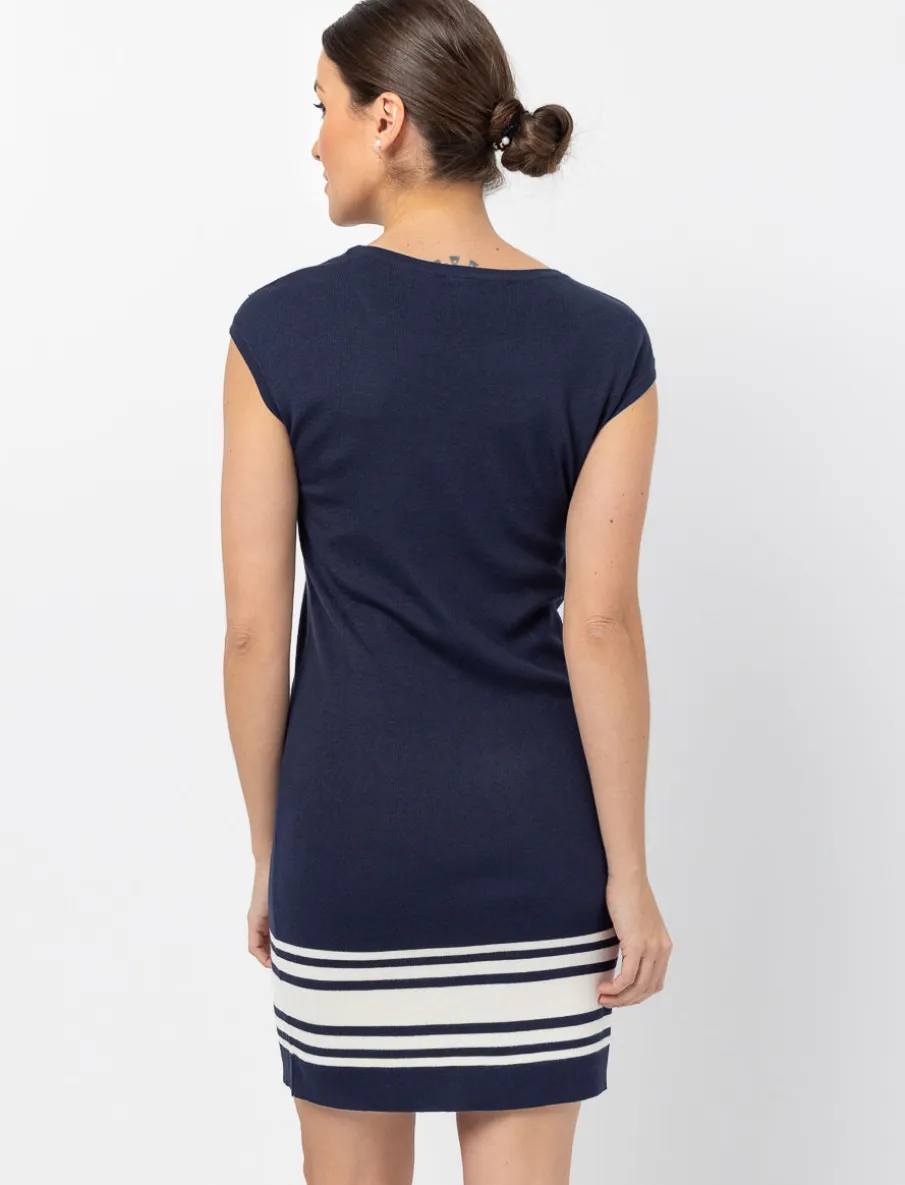 Sleeveless Striped Dress