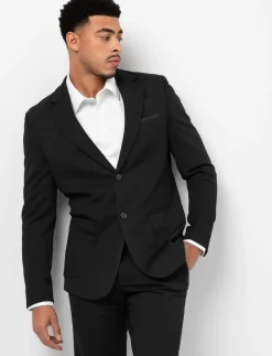 Slim Fit Button Blazer