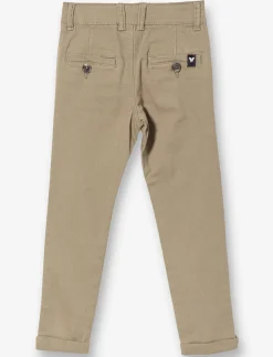 Slim-leg chino trousers
