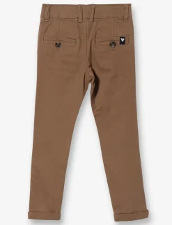 Slim-leg chino trousers