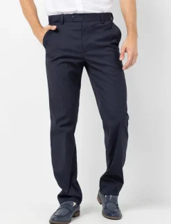 Slim-leg Plaid Pants