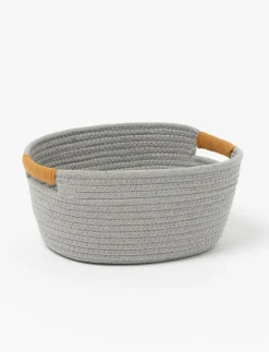 Small Cotton Rope Basket with Handles