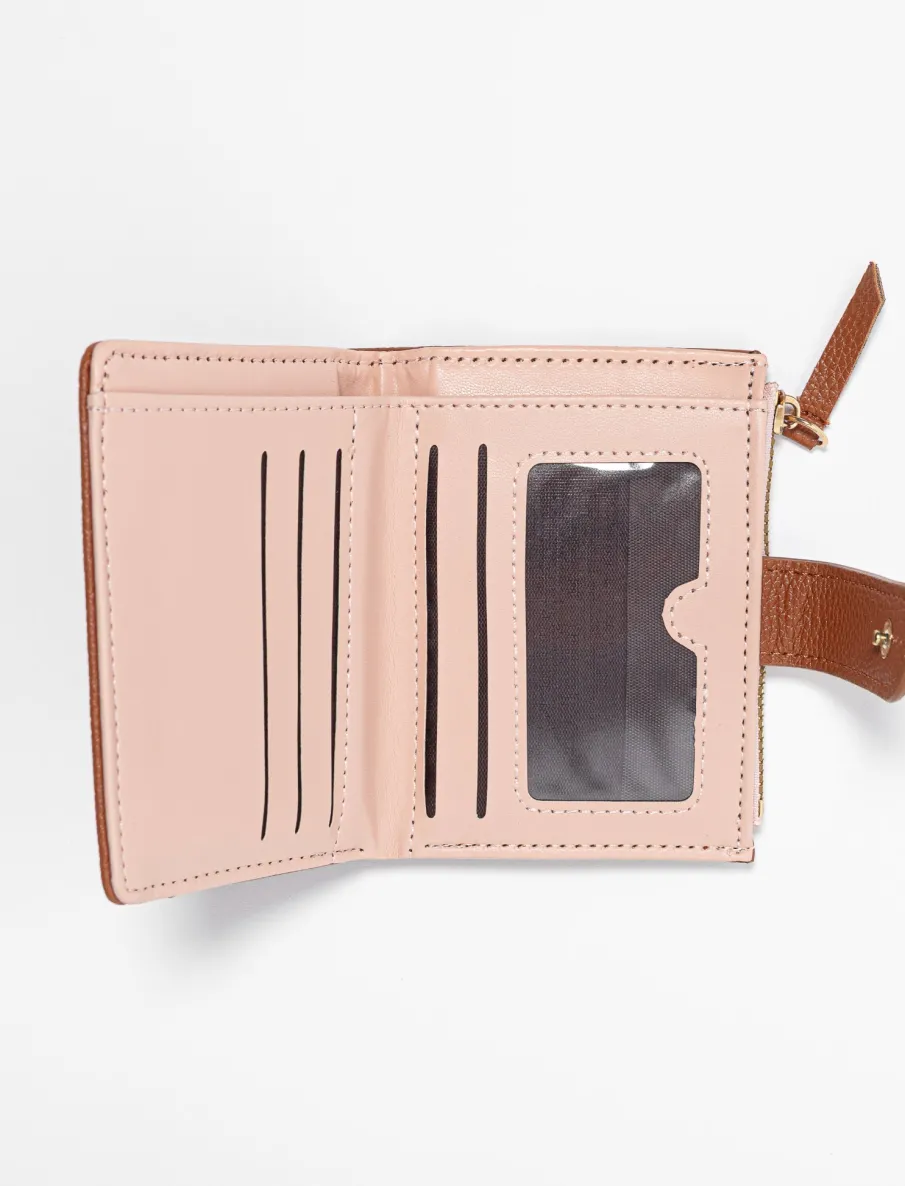 Small Faux Leather Wallet