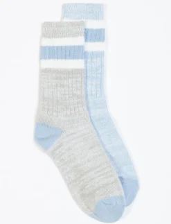 Soft Crew Socks - Pack of 2