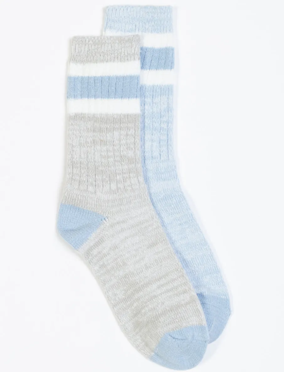 Soft Crew Socks - Pack of 2