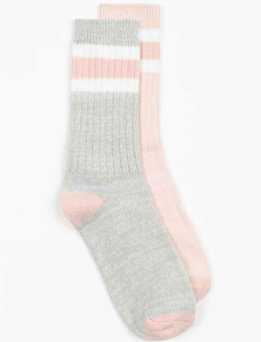 Soft Crew Socks - Pack of 2