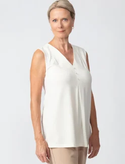 Soid V-neck Tank Top