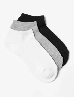 Solid Ankle Socks -Pack of 3