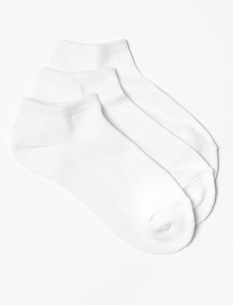 Solid Ankle Socks -Pack of 3