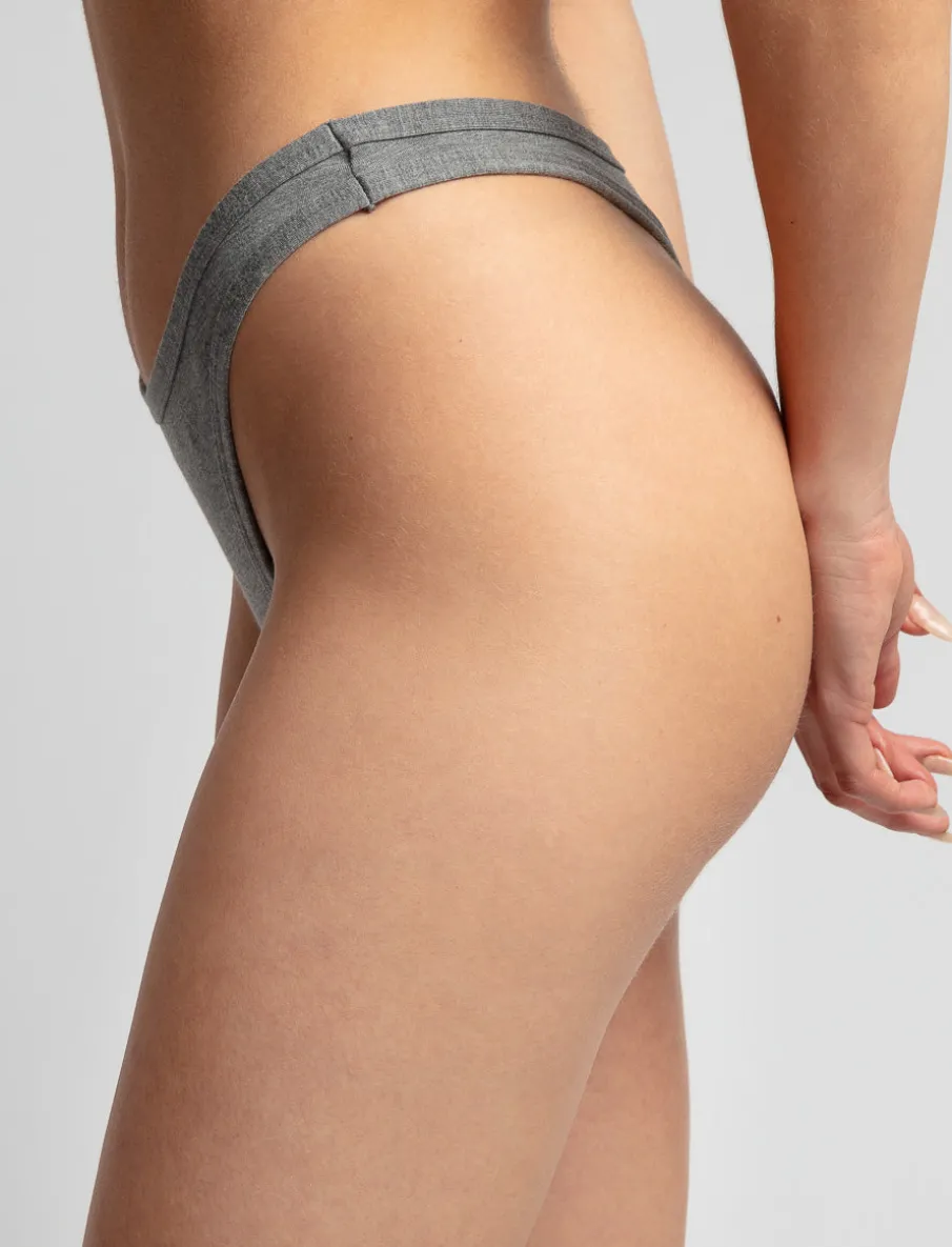 Solid Bamboo Thong