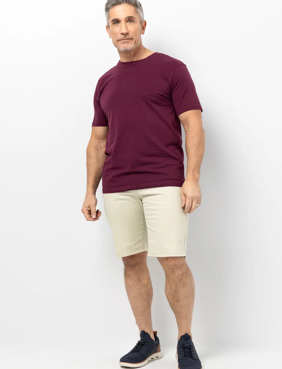 Solid Bermuda Shorts