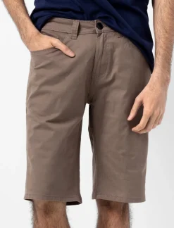 Solid Bermuda Shorts