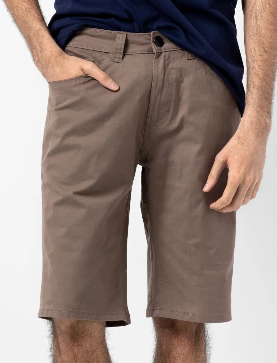 Solid Bermuda Shorts