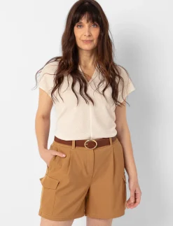 Solid Bermuda with Cargo Pockets
