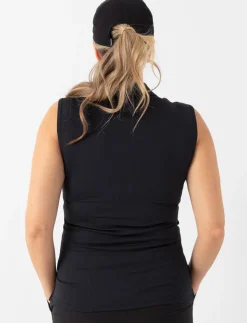 Solid Buttoned Tank Top