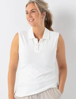 Solid Buttoned Tank Top